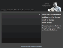 Tablet Screenshot of jamesmaccafferty.com